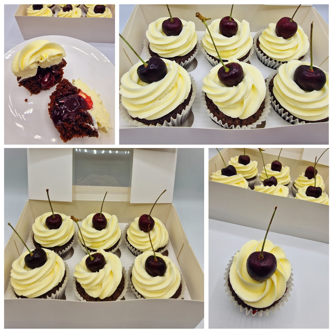 Image of Black Forest Gateau Cupcakes