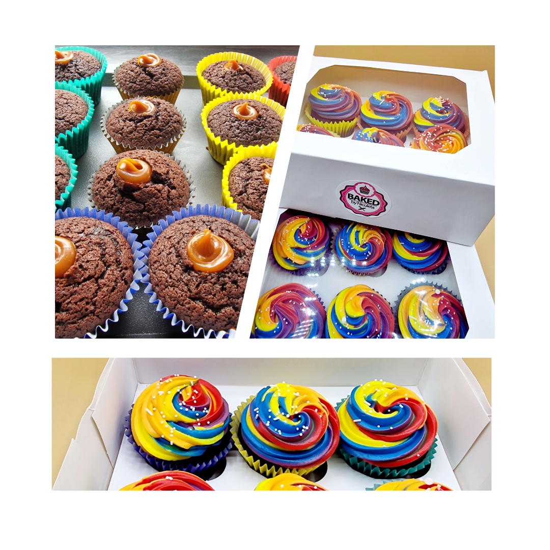 Image of Chocolate & Caramel Cupcakes