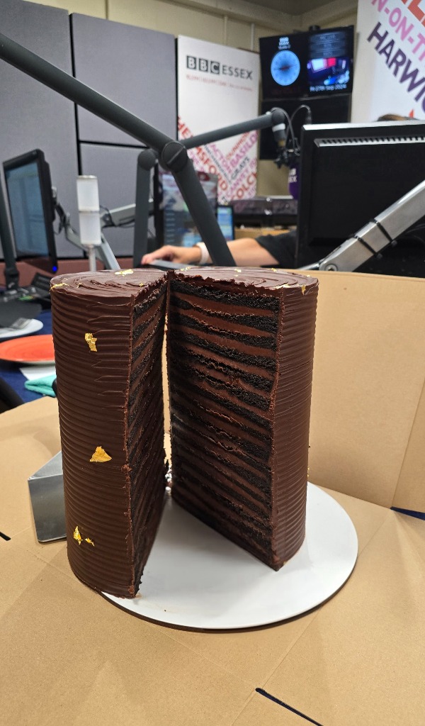 The Bruce Cake live on air