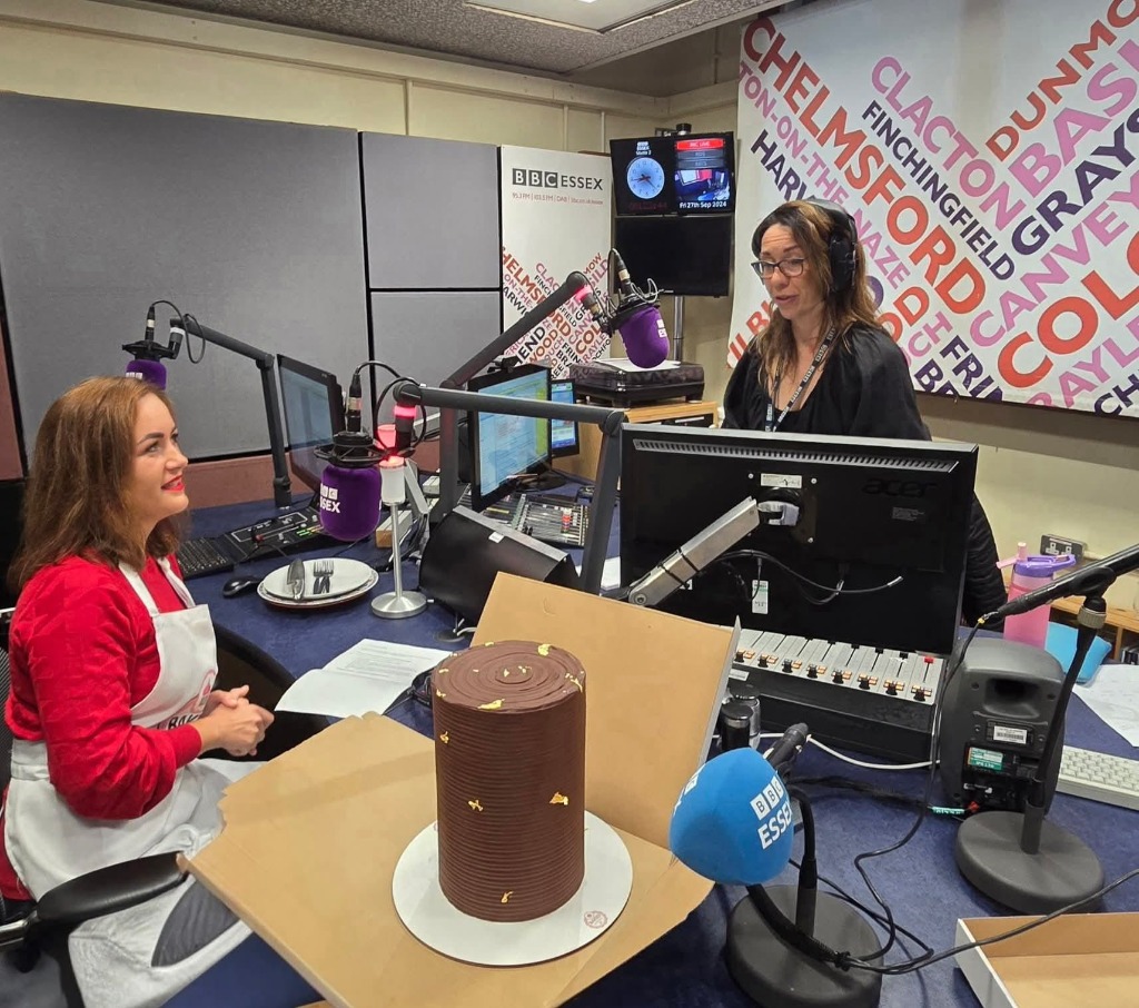 Nicoleta live at BBC Essex Studio 2