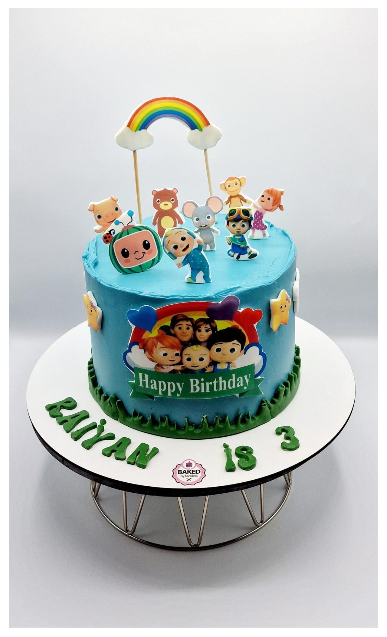 Bespoke custom celebration cake for Boys & Adventures handcrafted by Nicoleta