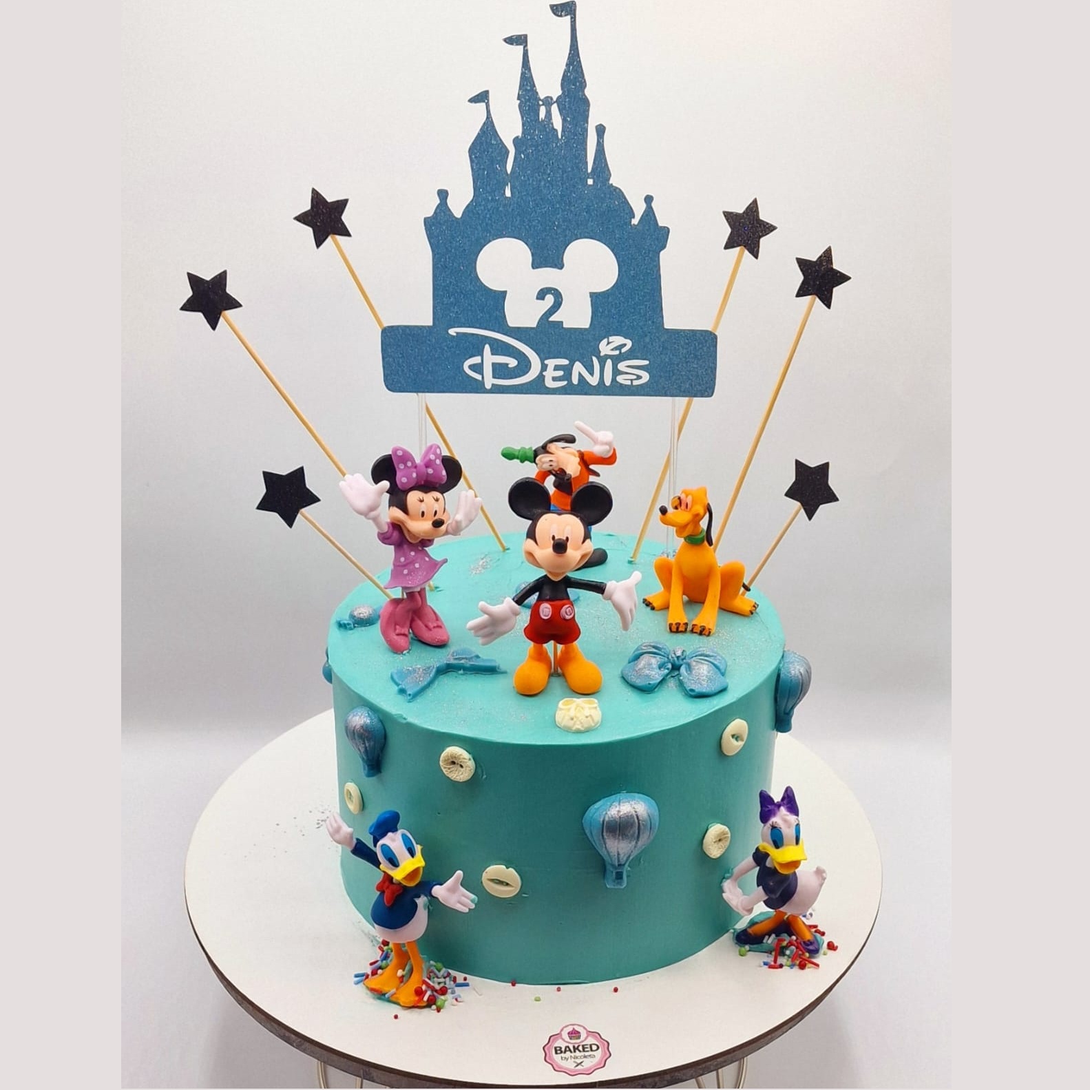 Bespoke custom celebration cake for Boys & Adventures handcrafted by Nicoleta