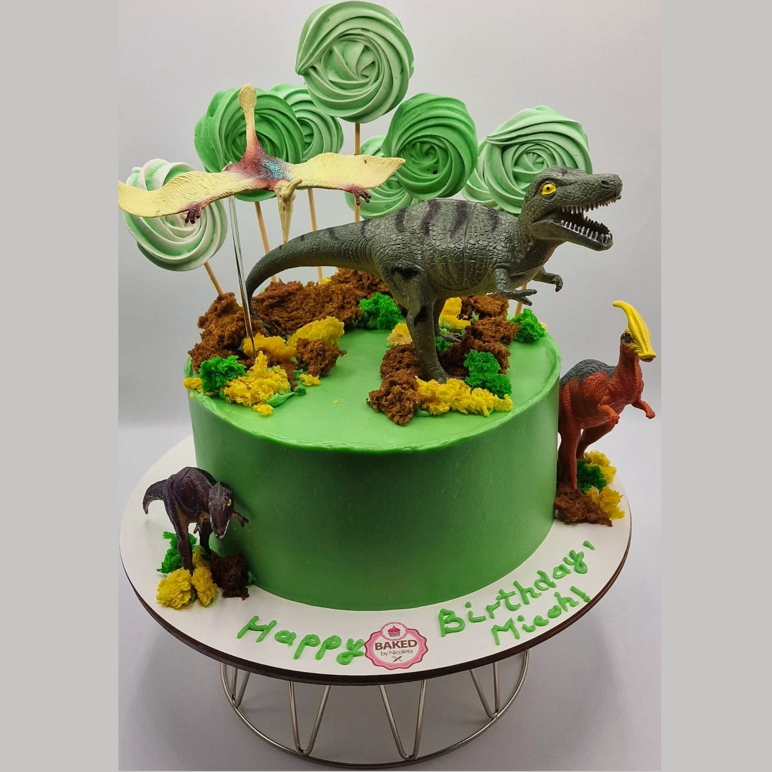 Bespoke custom celebration cake for Boys & Adventures handcrafted by Nicoleta