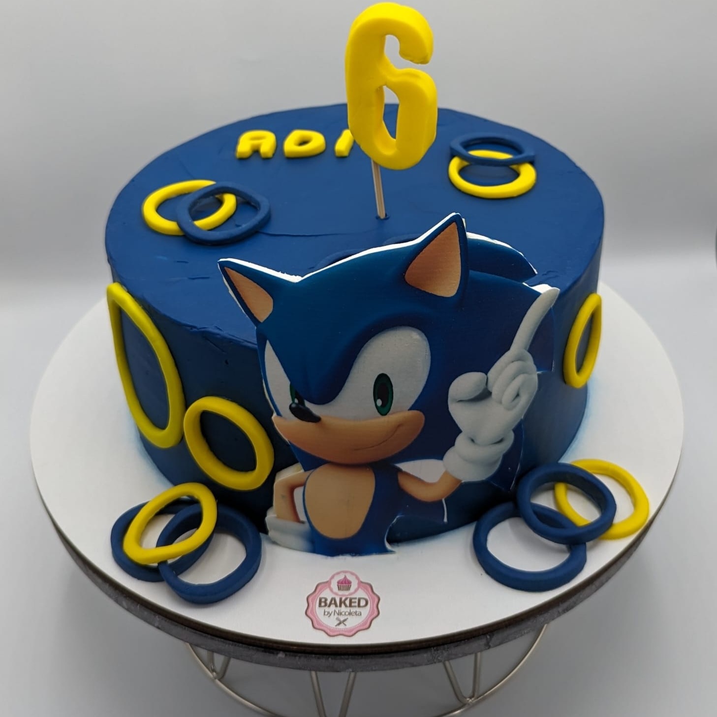 Bespoke custom celebration cake for Boys & Adventures handcrafted by Nicoleta