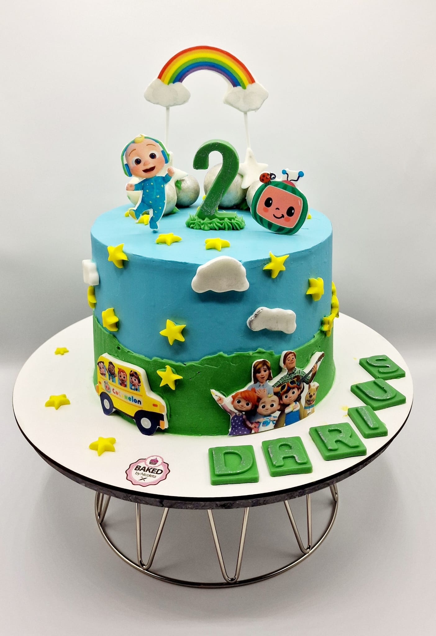 Bespoke custom celebration cake for Boys & Adventures handcrafted by Nicoleta