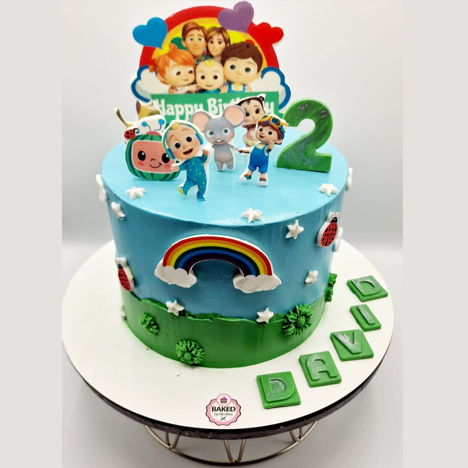 Bespoke custom celebration cake for Boys & Adventures handcrafted by Nicoleta
