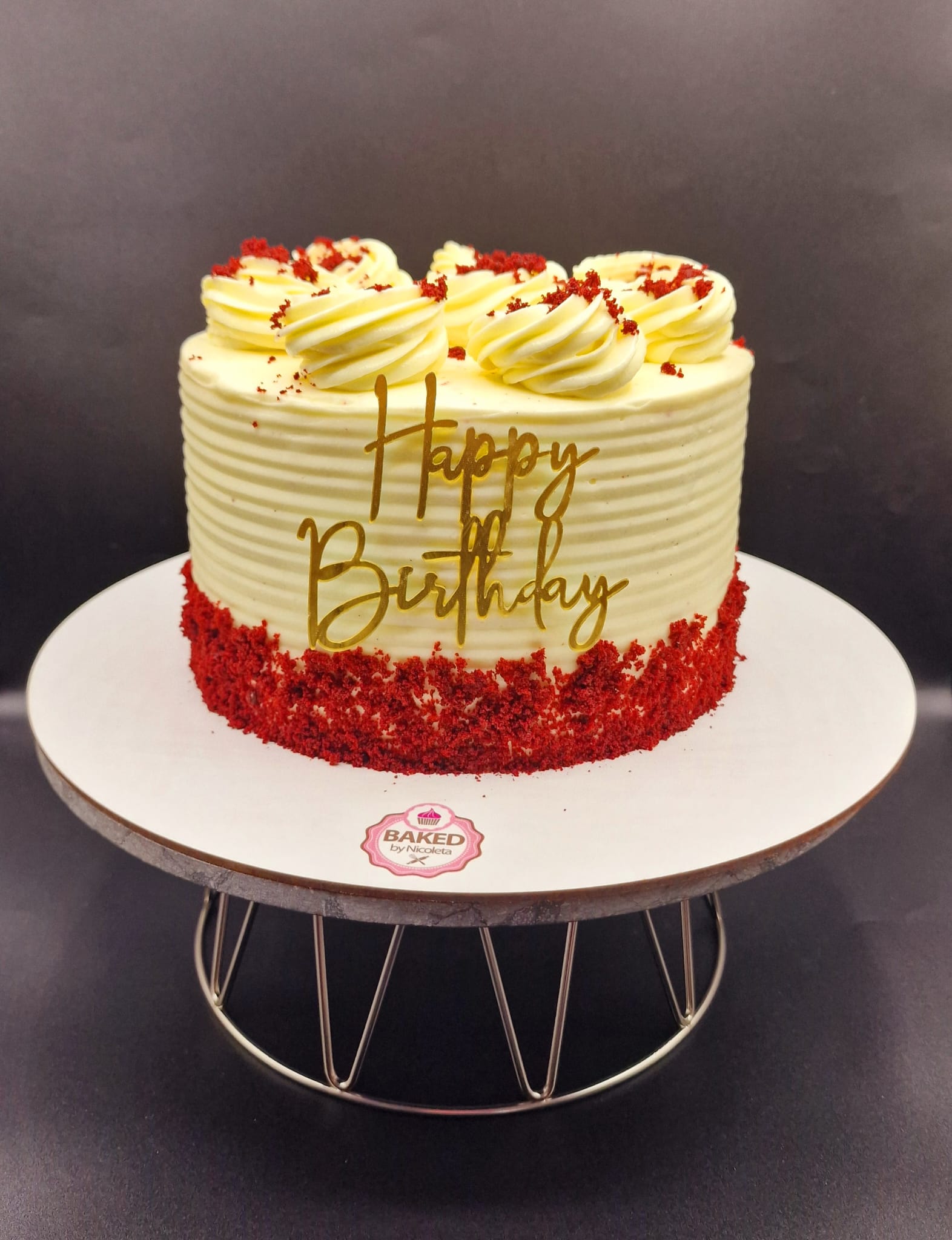 Bespoke custom celebration cake for Girls & Fairytales handcrafted by Nicoleta