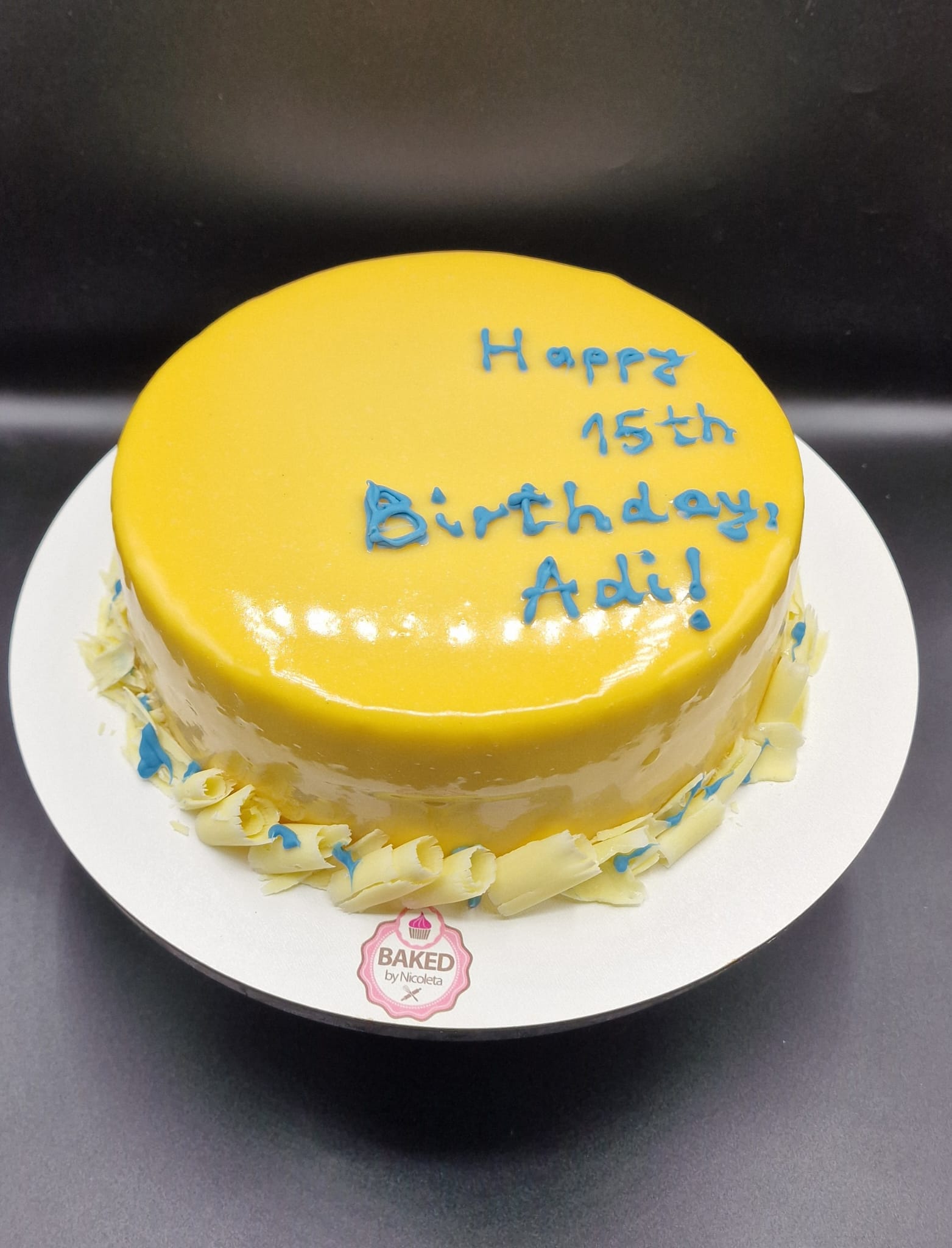 Bespoke custom celebration cake for Gentlemen & Milestones handcrafted by Nicoleta