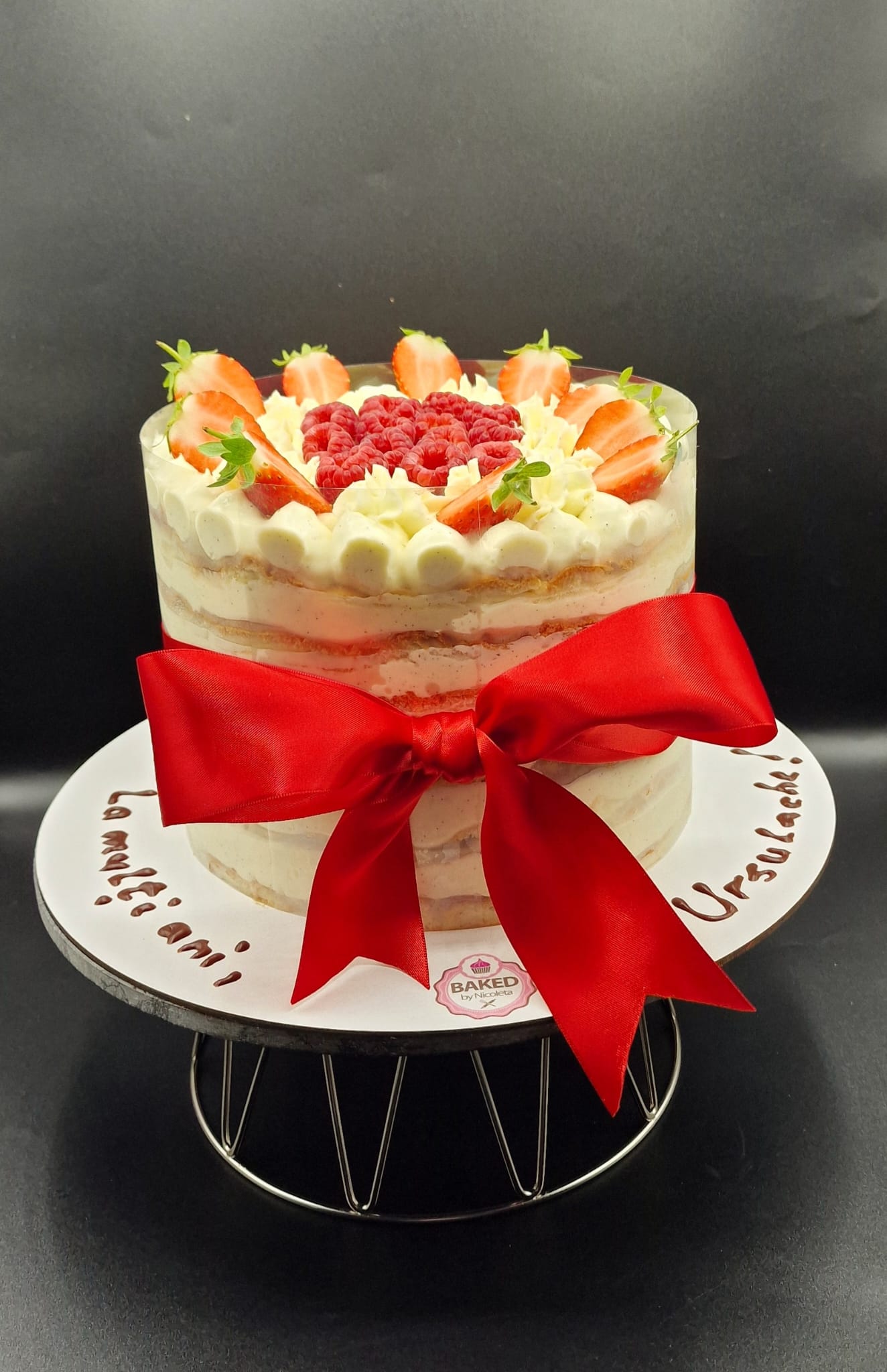 Bespoke custom celebration cake for Gentlemen & Milestones handcrafted by Nicoleta