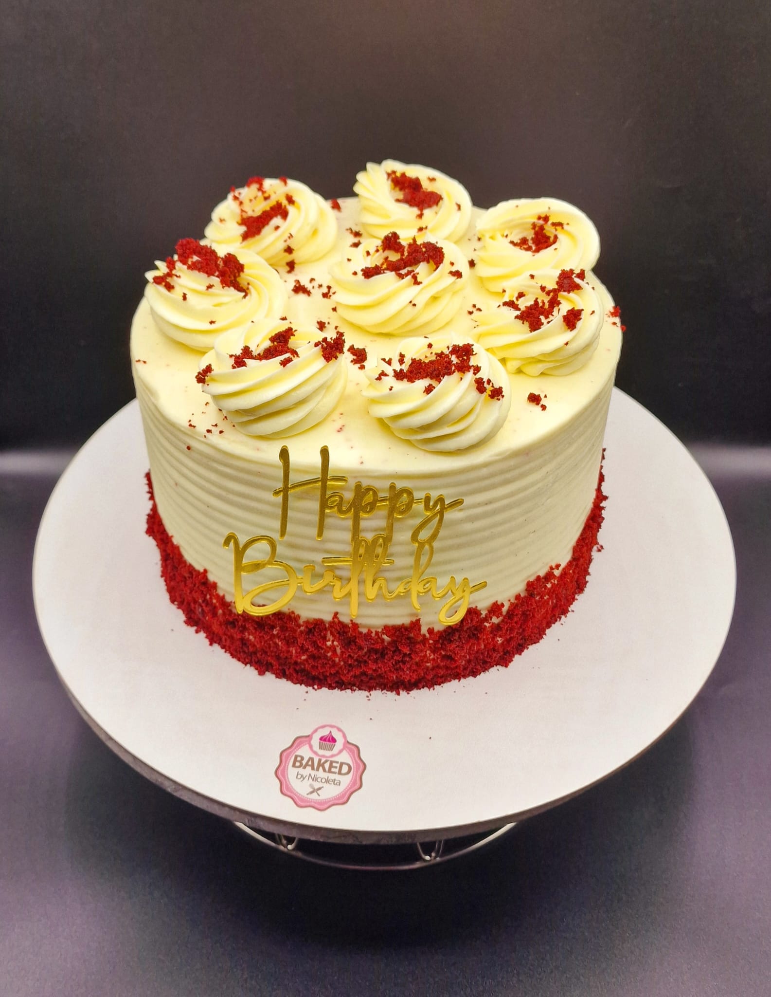 Bespoke custom celebration cake for Ladies & Elegance handcrafted by Nicoleta