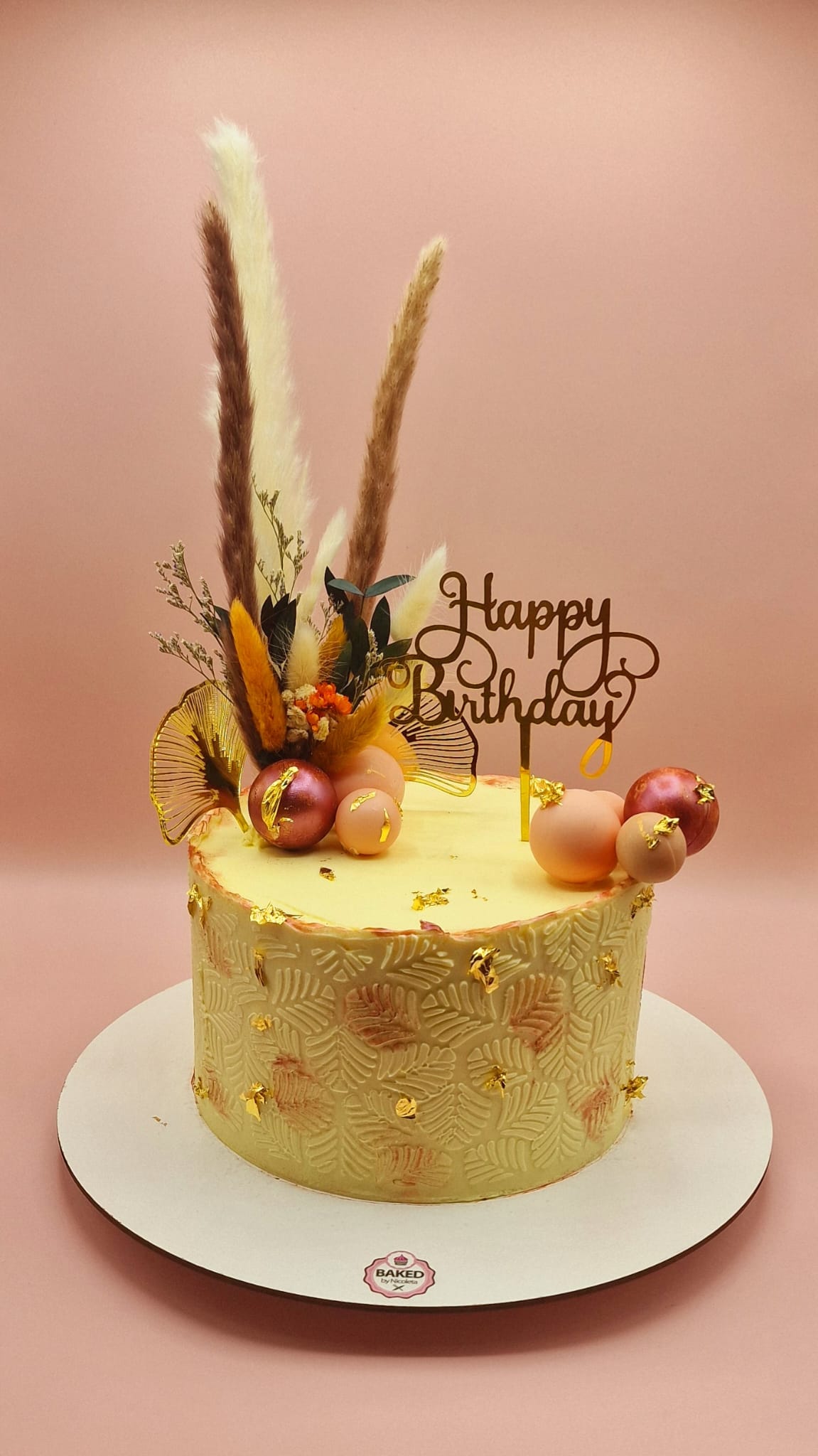 Bespoke custom celebration cake for Ladies & Elegance handcrafted by Nicoleta