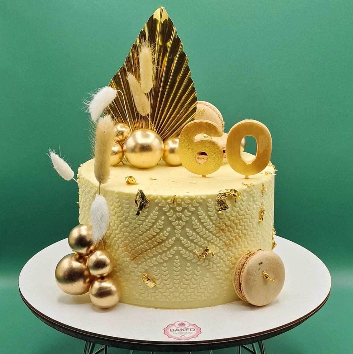 Bespoke custom celebration cake for Ladies & Elegance handcrafted by Nicoleta