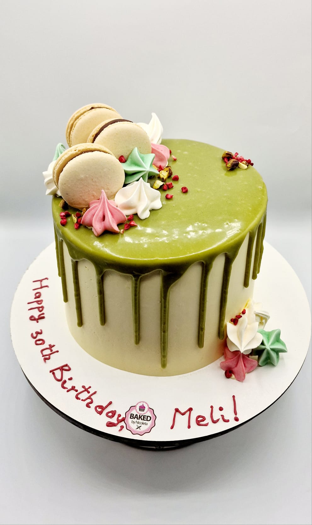 Bespoke custom celebration cake for Ladies & Elegance handcrafted by Nicoleta