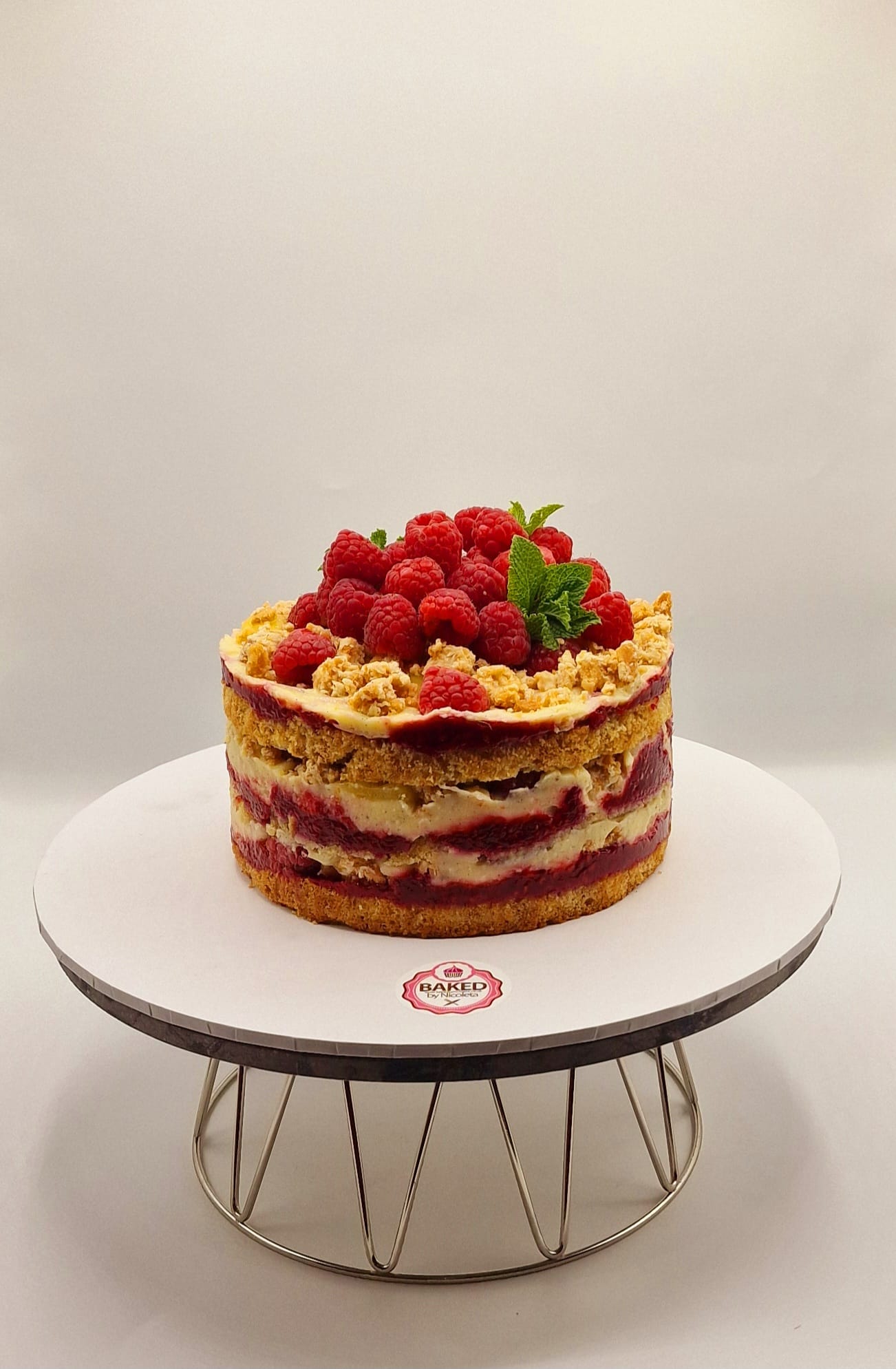 Bespoke custom celebration cake for Ladies & Elegance handcrafted by Nicoleta