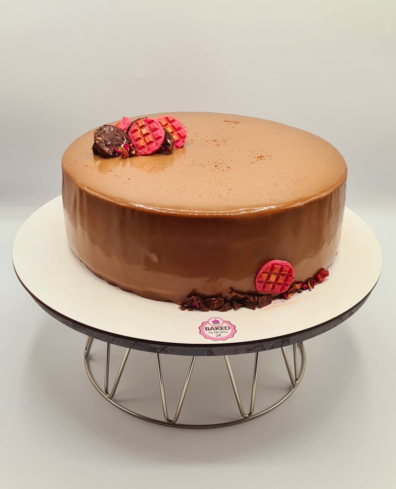 Bespoke custom celebration cake for Ladies & Elegance handcrafted by Nicoleta