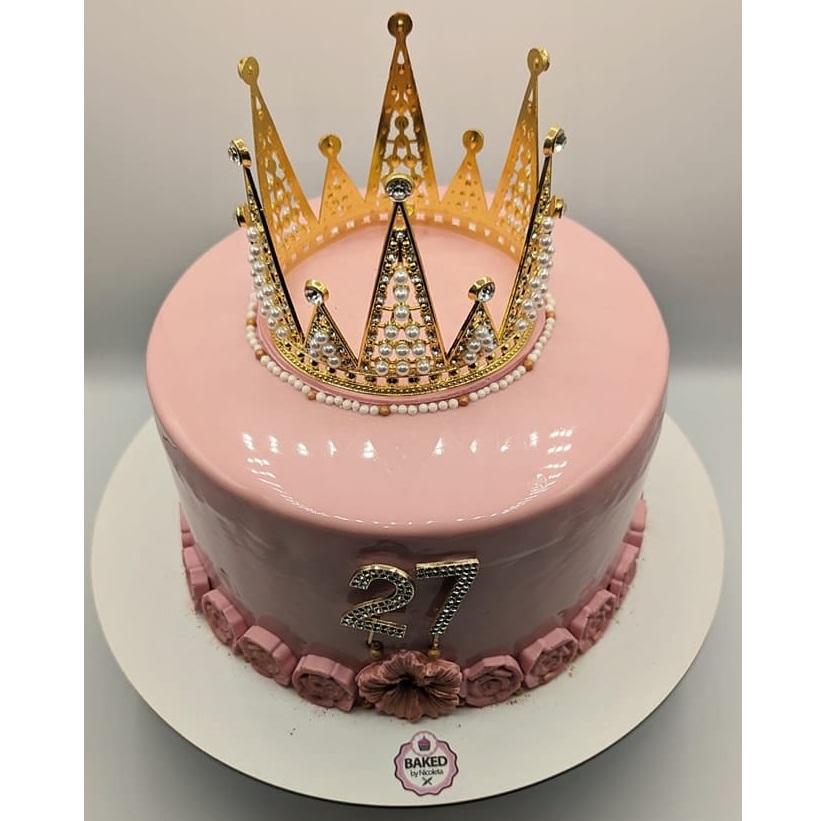 Bespoke custom celebration cake for Ladies & Elegance handcrafted by Nicoleta